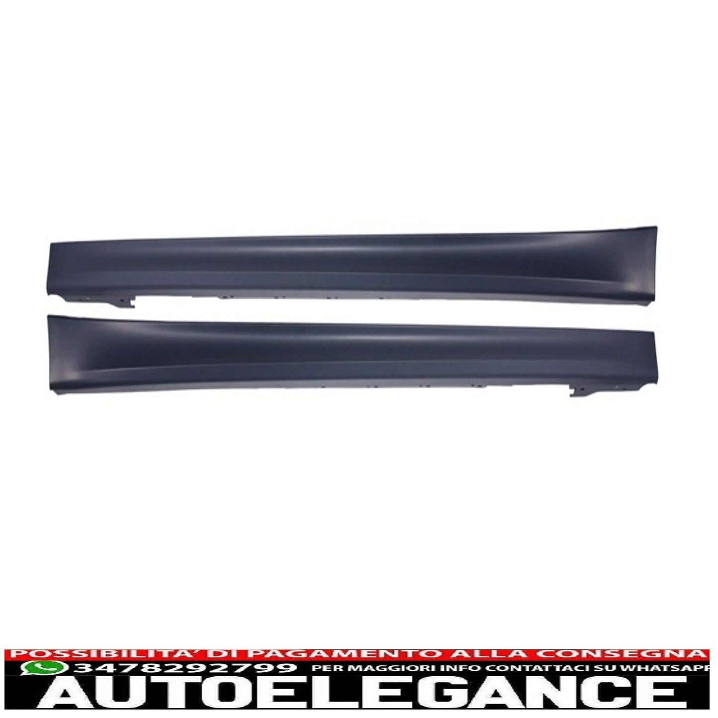 paraurti anteriore con minigonne laterali adatto per bmw serie 3 f30 f31 pre-lci e lci (2011-2018) design m4