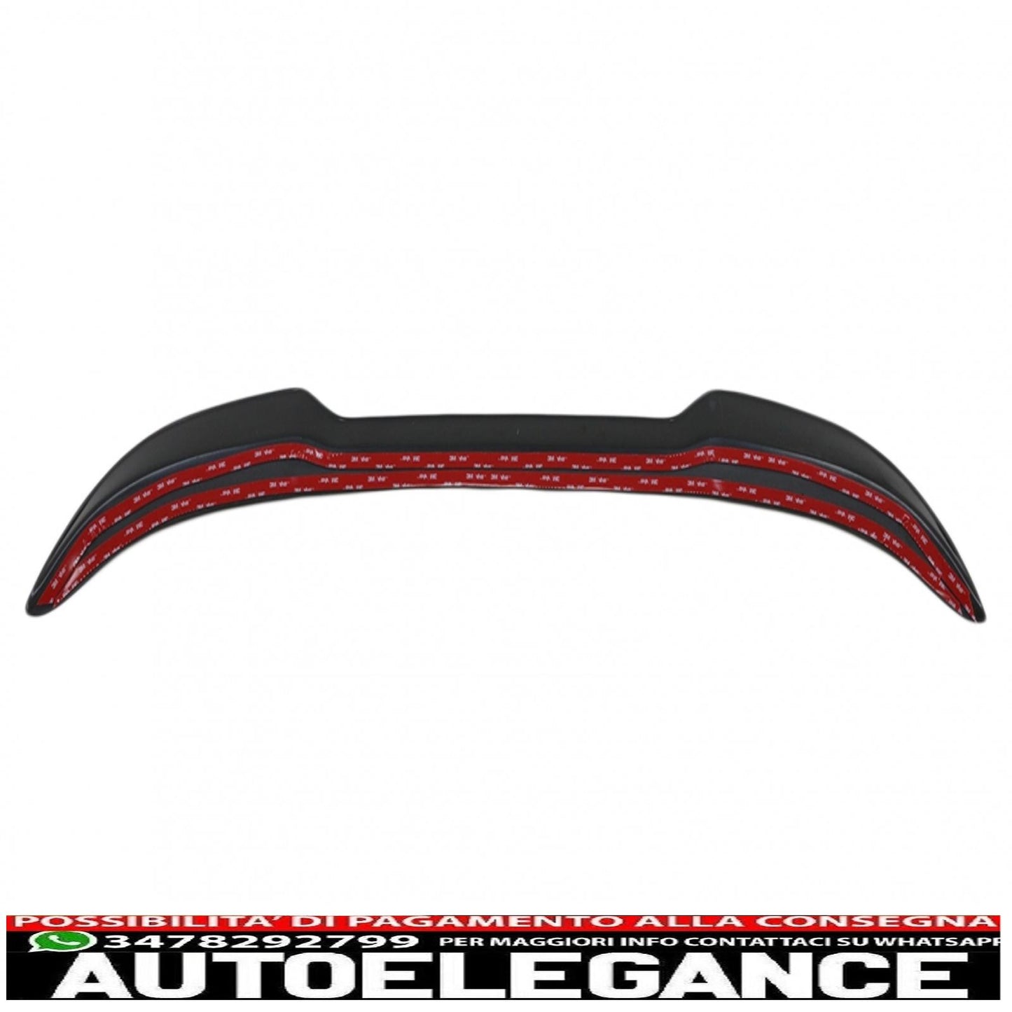 Roof Spoiler Cap Suitable for Ford Fiesta MK8 ST / ST-Line (2017-2021) Piano Black