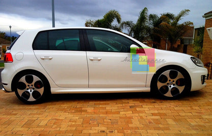 VW GOLF 6 VI 2008-2012 SPOILER SIDE SKIRTS RLINE DESIGN IN ABS / PLASTIC