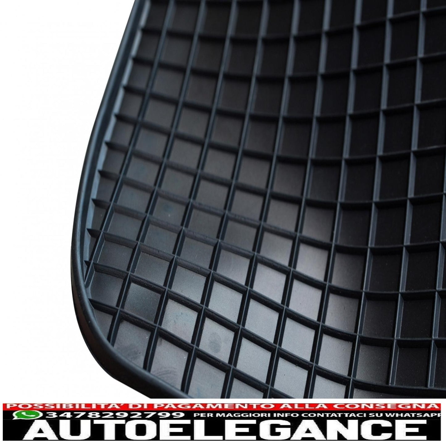 Tappetino in gomma adatto per skoda octavia iii limousine 02/2013, m kombi 05/2013, octavia scout 10/2014