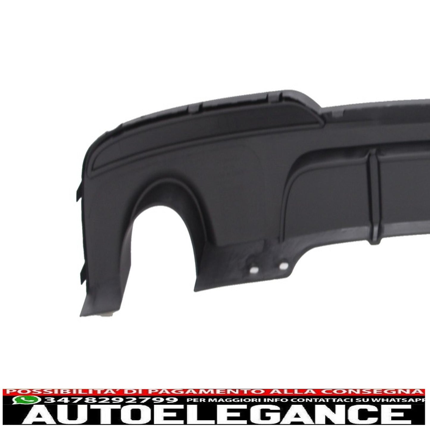 diffusore d'aria a doppia uscita singola adatto per bmw f10/f11 serie 5 (2010-2013) design m-performance