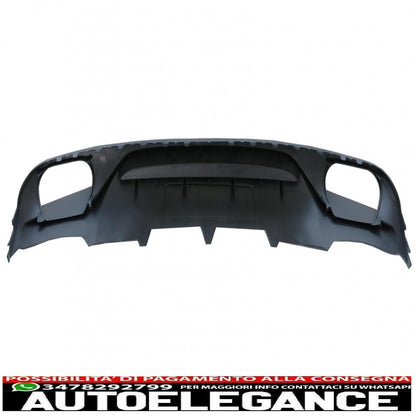 Diffusore mantovana paraurti posteriore adatto per audi a4 b8 berlina pre restyling (2007-2012) ab-design