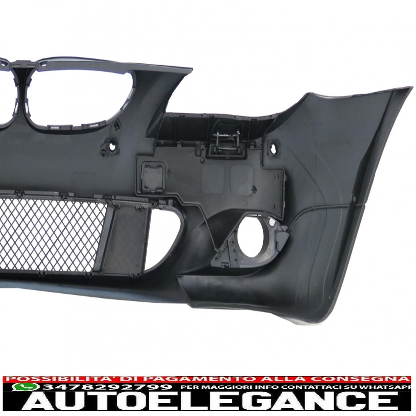 paraurti anteriore adatto per bmw serie 5 e60 e61 (2007-2010) design m-technik senza fendinebbia