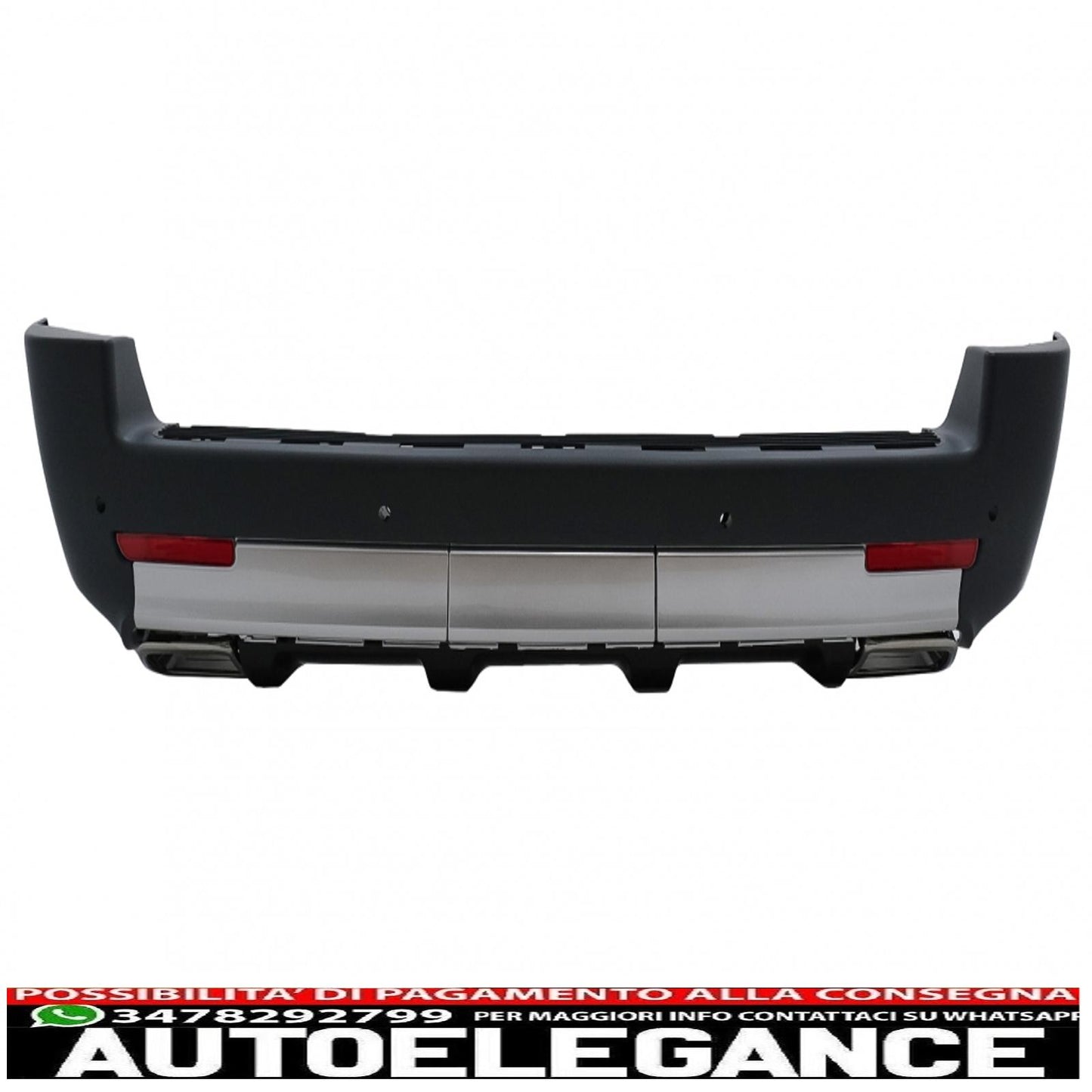 conversione completa kit carrozzeria dal design autobiografico adatto per land rover vogue l322 (2002-2009) retrofit per restyling (2010 in poi) edizione con griglia nero argento AUTOELEGANCERICAMBI