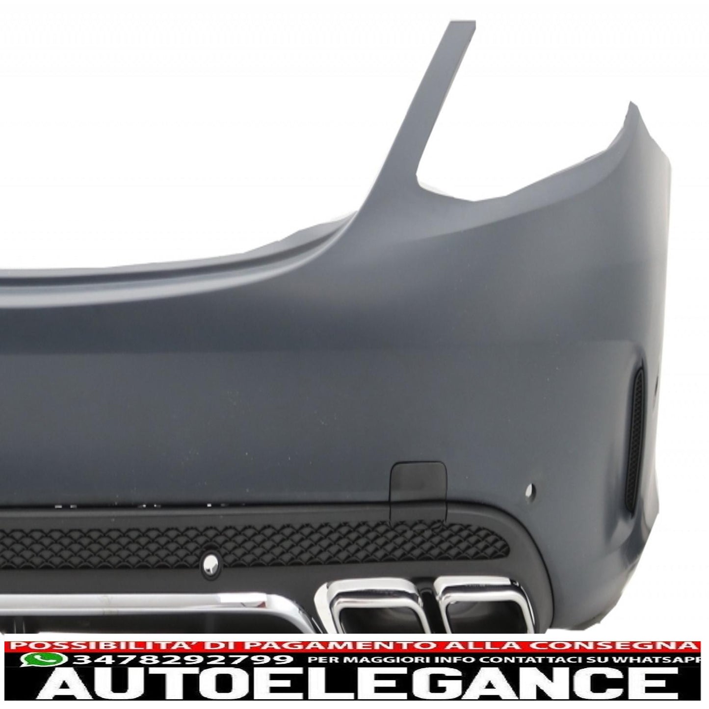 body kit with full led headlights suitable for mercedes c class w205 sedan (2014-2018) design c63