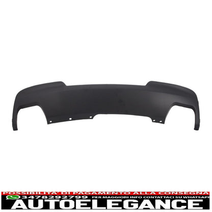 air diffuser with exhaust system suitable for bmw 5 series f10 (2011-2014) 102-433/70rs dual exhaust pipes m-technik design