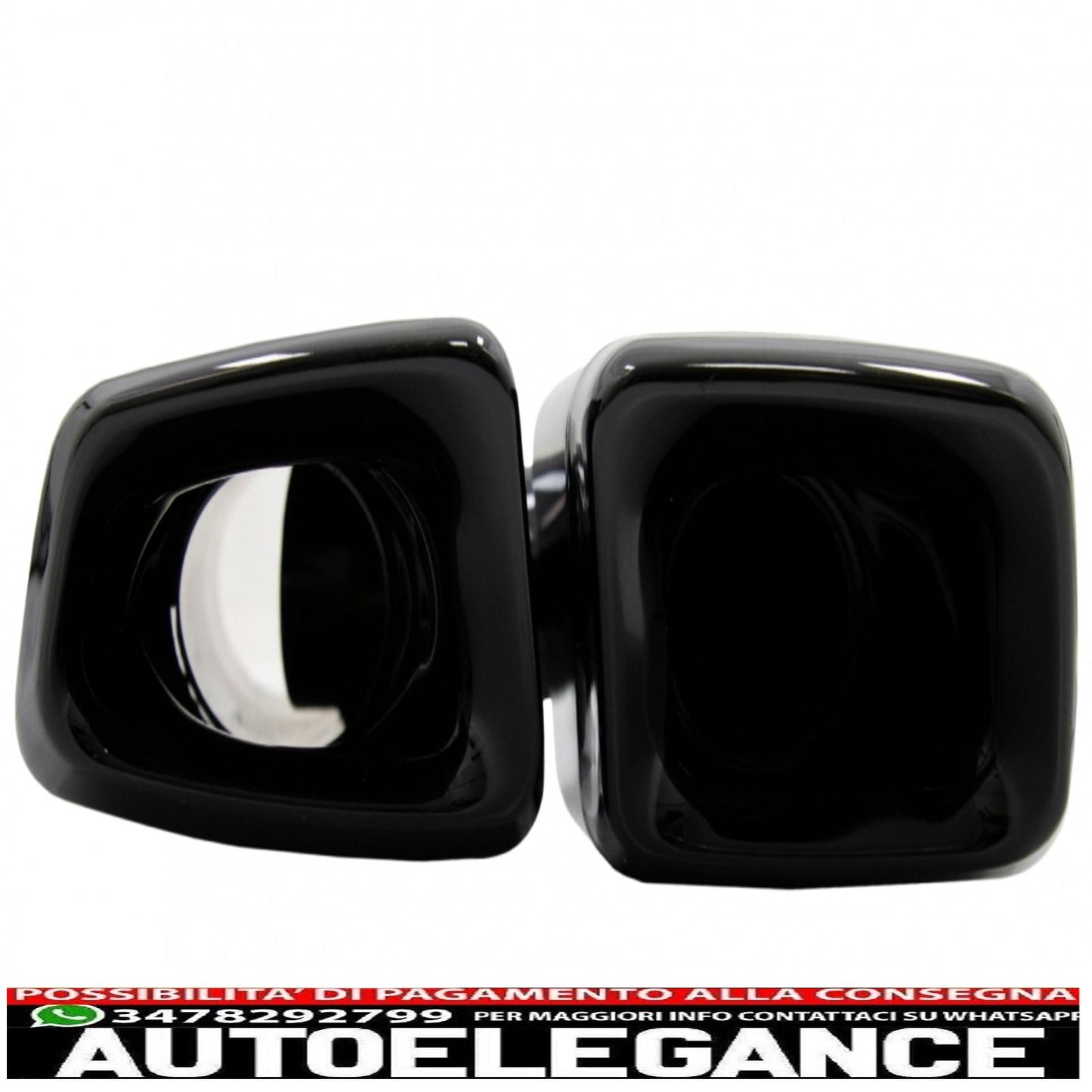exhaust muffler tips tail pipes fit for mercedes w221 w164 w166 w212 w218 s class e class cls ml s63 e63 black edition 