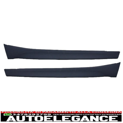 kit completo carrozzeria con minigonne laterali estensioni labbra aggiuntive adatto per BMW Serie 1 F20 (2011-2014) design m-technik