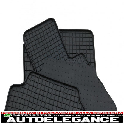 Black rubber mat suitable for bmw x3 f25 (2011-2017), x4 f26 (2014-2018)