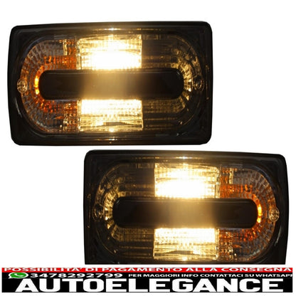 Rear lights suitable for mercedes g class w463 g55 design (1989-2015) black smoke edition