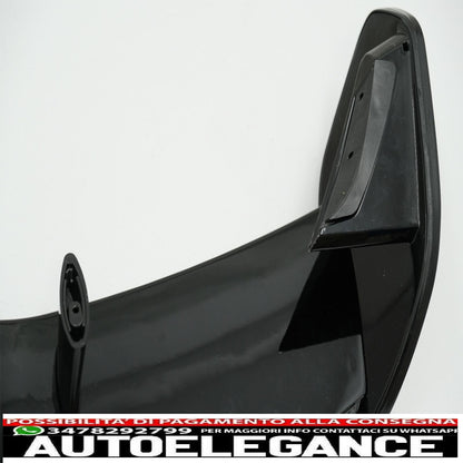 Trunk Lid Spoiler Fit For Mercedes A-Class W177 Hatchback Se (2018-up) A45 Design Piano Black