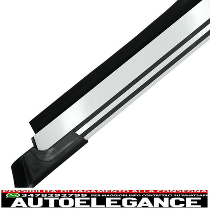 Running Boards Steps for Toyota RAV4 XA40 13-18 Dusty White 