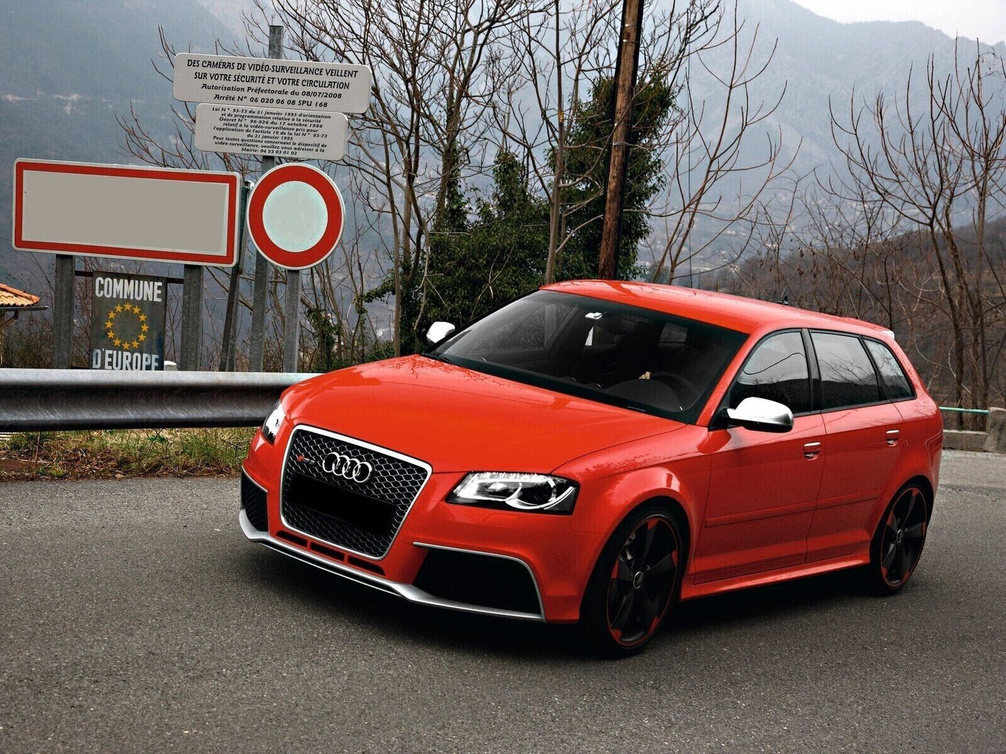 COPPIA MINIGONNE SOLO PER AUDI A3 8P 2004-2012 5 PORTE SPORTBACK LOOK RS3 0603 AUTOELEGANCERICAMBI