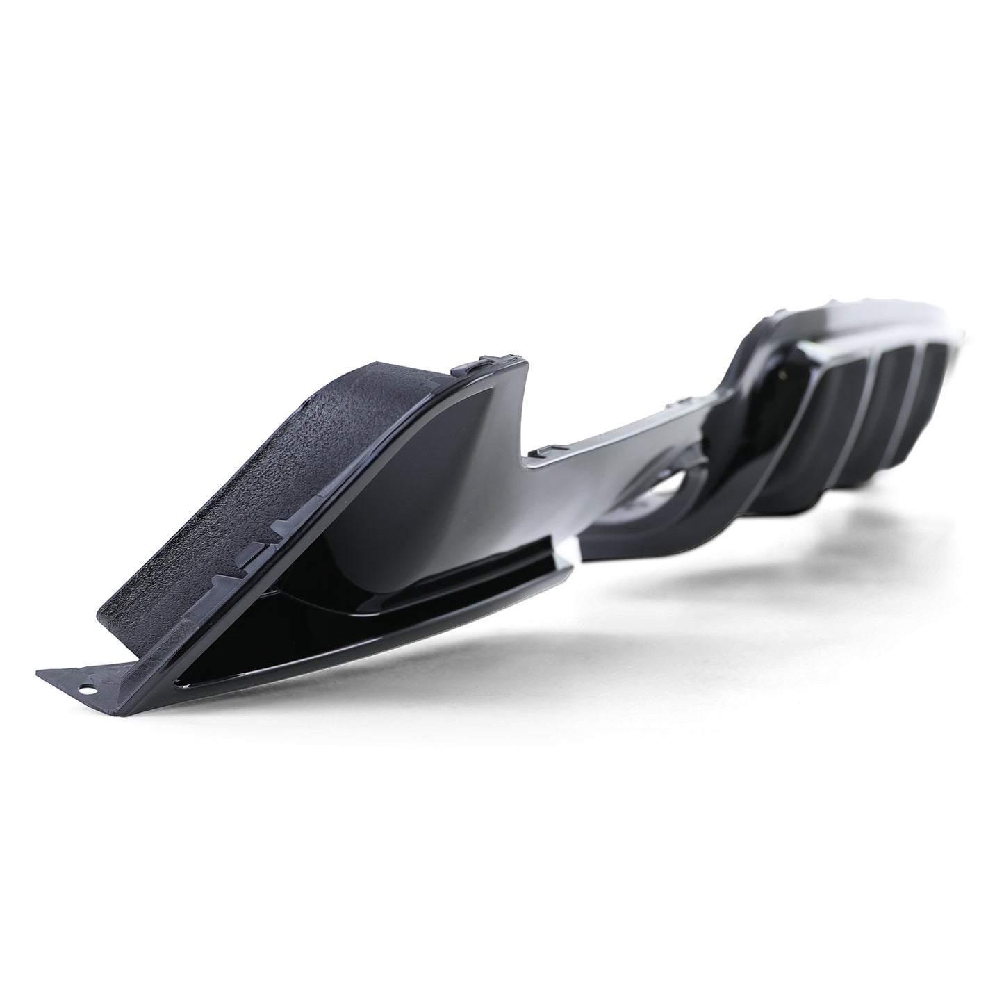 DIFFUSORE LUCIDO + TERMINALI DI SCARICO 1+1 ADATTI PER BMW SERIE 4 F32 F33 F36