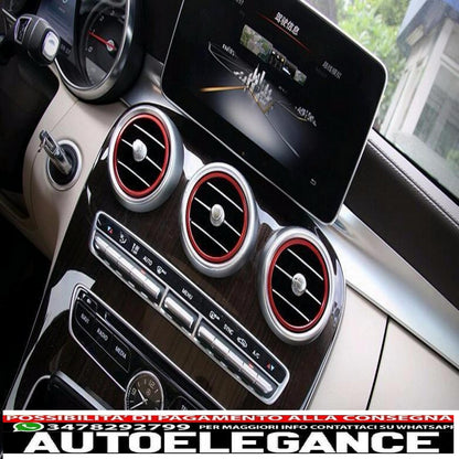 anello telaio ventilazione rosso adatto per mercedes classe a w176 classe b w246 classe cla c117 classe gla x156 AUTOELEGANCERICAMBI