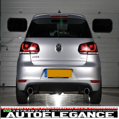 complete exhaust system suitable for vw golf 5 (2003-2007) golf 6 (2008-2013) gti design