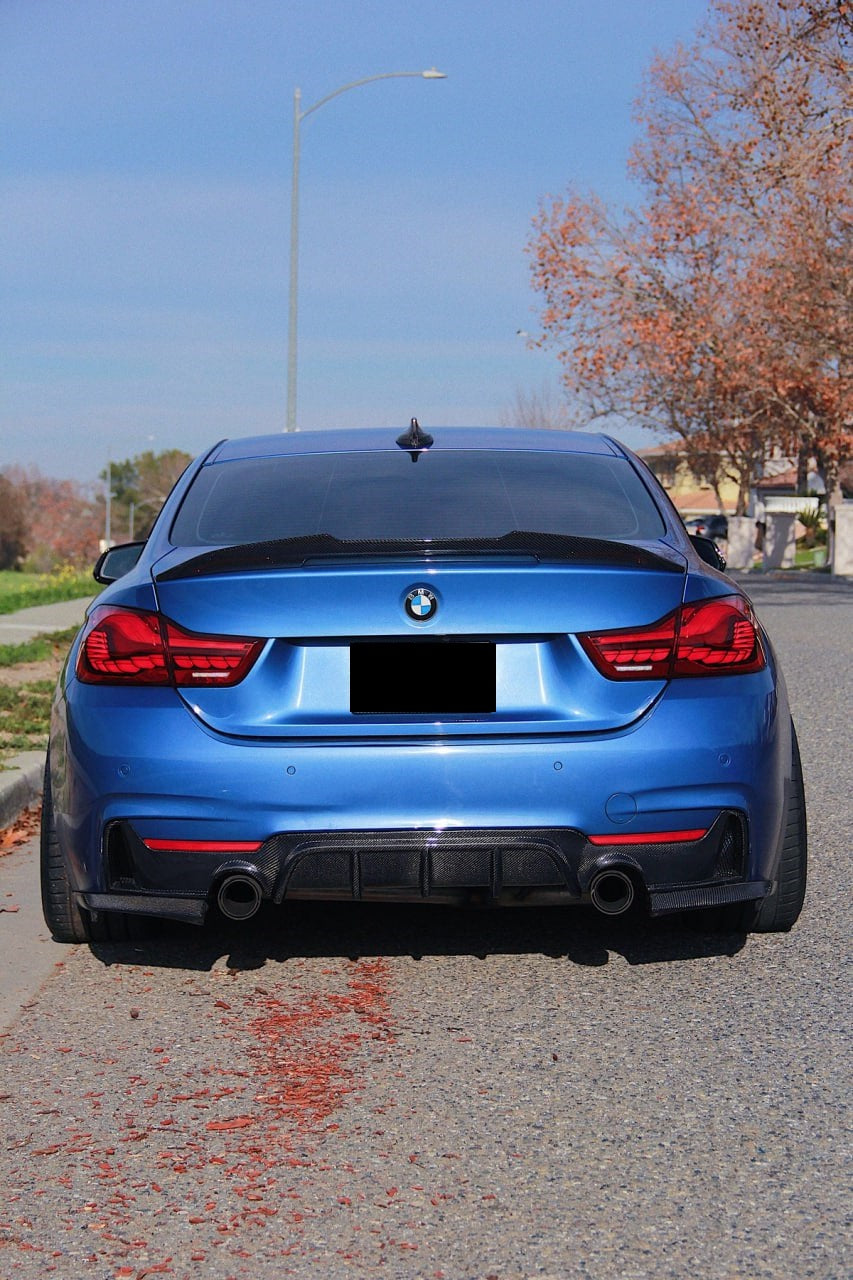 💕ART.0469 DIFFUSORE BMW SERIE 4 F32 F33 F36 MSPORT 1+1 CARBONIO BUONO💕