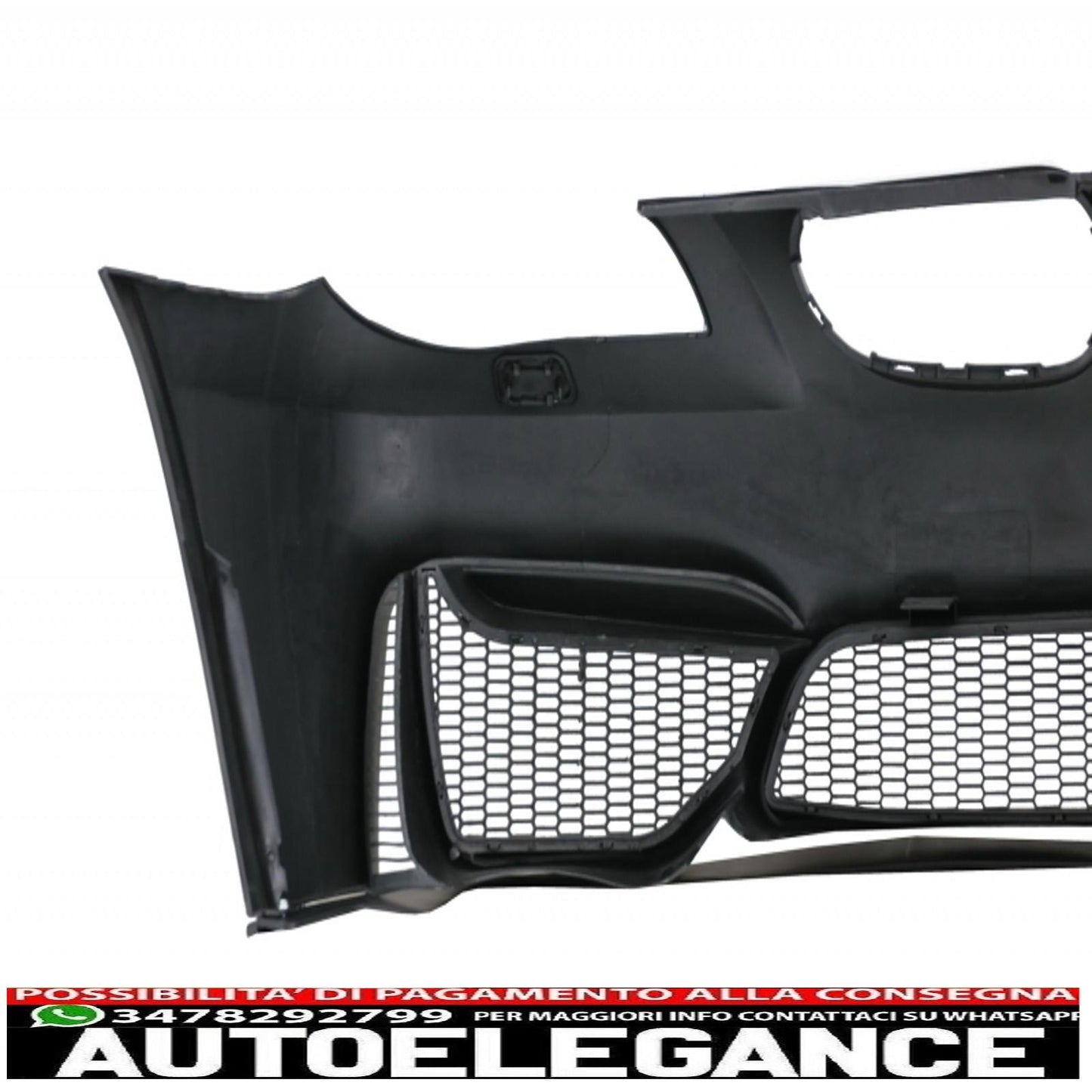 paraurti anteriore con griglie a rene centrale adatto per bmw serie 5 e60 berlina e61 touring (2003-2010) design m4