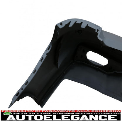 rear bumper suitable for audi a3 8v sedan pre restyling (2012-2016) rs design