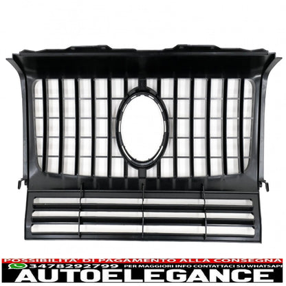 front grille suitable for mercedes g class w463 (1990-2014) new design g63 gt-r panamericana 