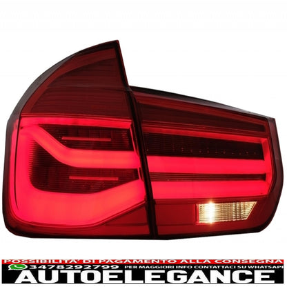 Lightning conversion kit for LED rear lights and LED turn signals LCI design suitable for BMW 3 Series F30 (2011-2019) with dynamic sequential cornering lights