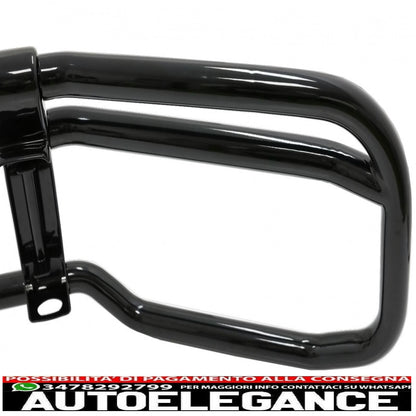Bullbar protection suitable for mercedes g-class facelift w463 w464 g63 (2018-up) stainless steel piano black