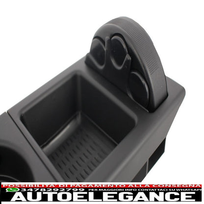cup holder and coin holder suitable for bmw 3 series e46 (1998-2005) black