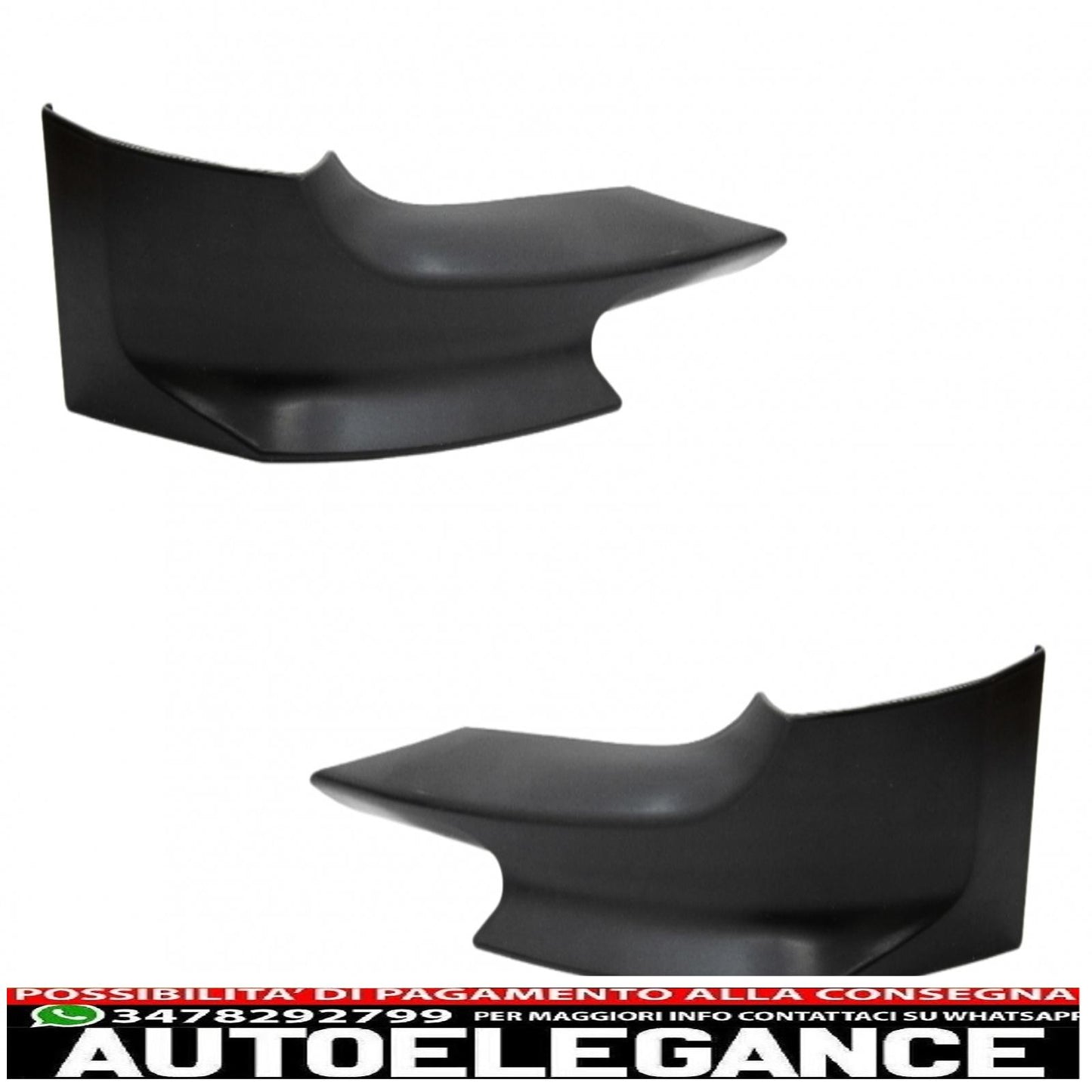 Front bumper splitter spoiler suitable for bmw 3 series e92 (2006-2010) m-tech design
