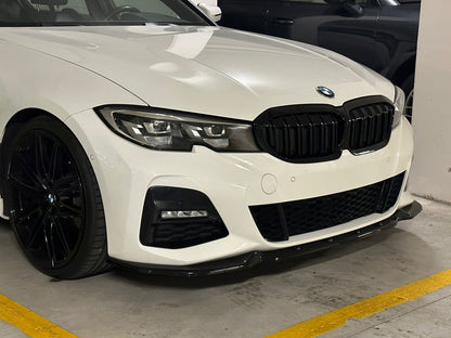 GRIGLIA ADATTA PER BMW SERIE 3 G20 G21 2018-2022 DOPPIA FASCIA LOOK NERO LUCIDO