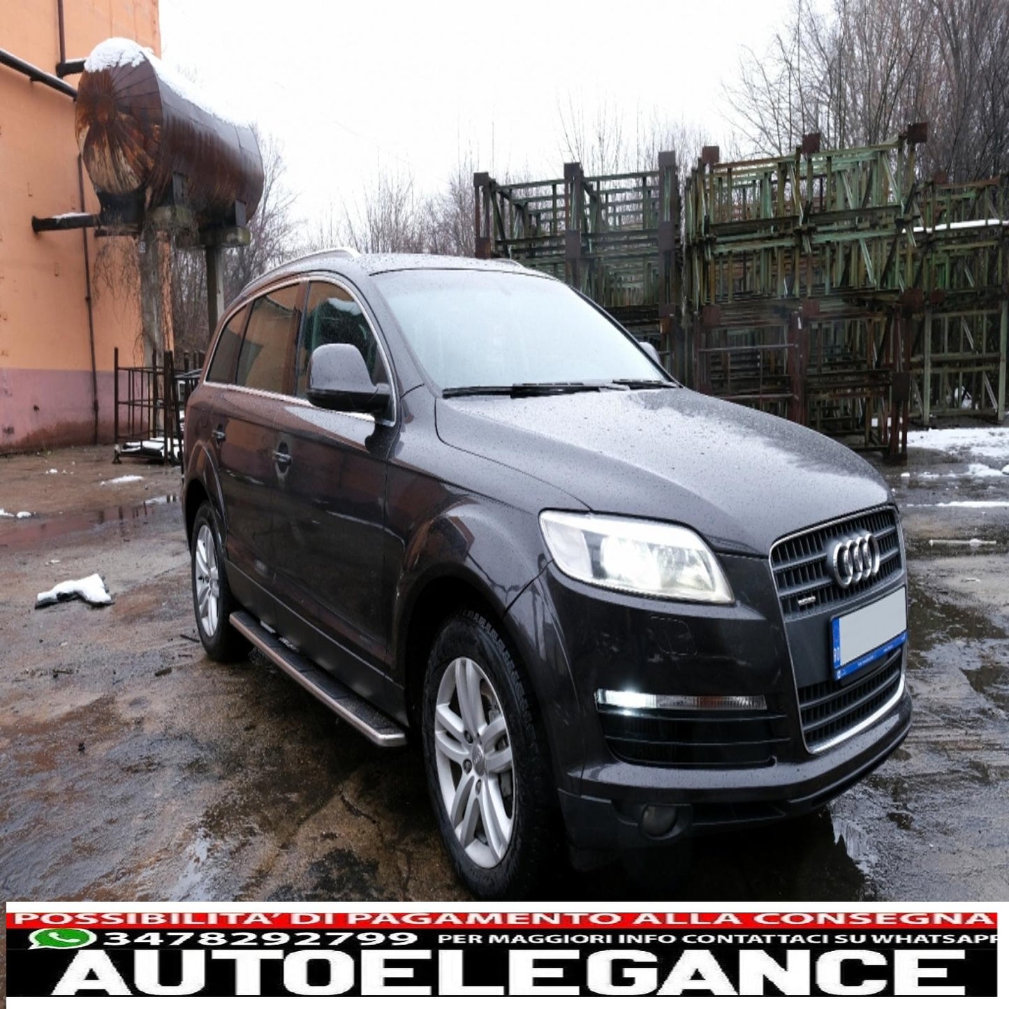 parafanghi passaruota adatti per audi q7 4l (2006-2010) pacchetto fuoristrada - strisce laterali