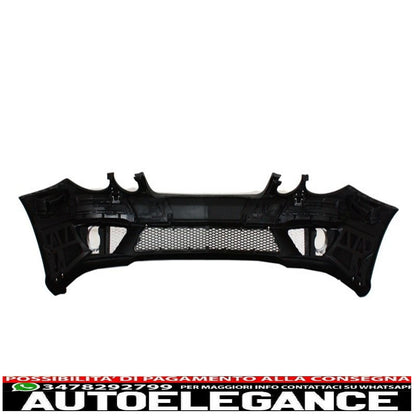 front bumper suitable for mercedes w211 e-class (2006-2009) restyling with fog lights 