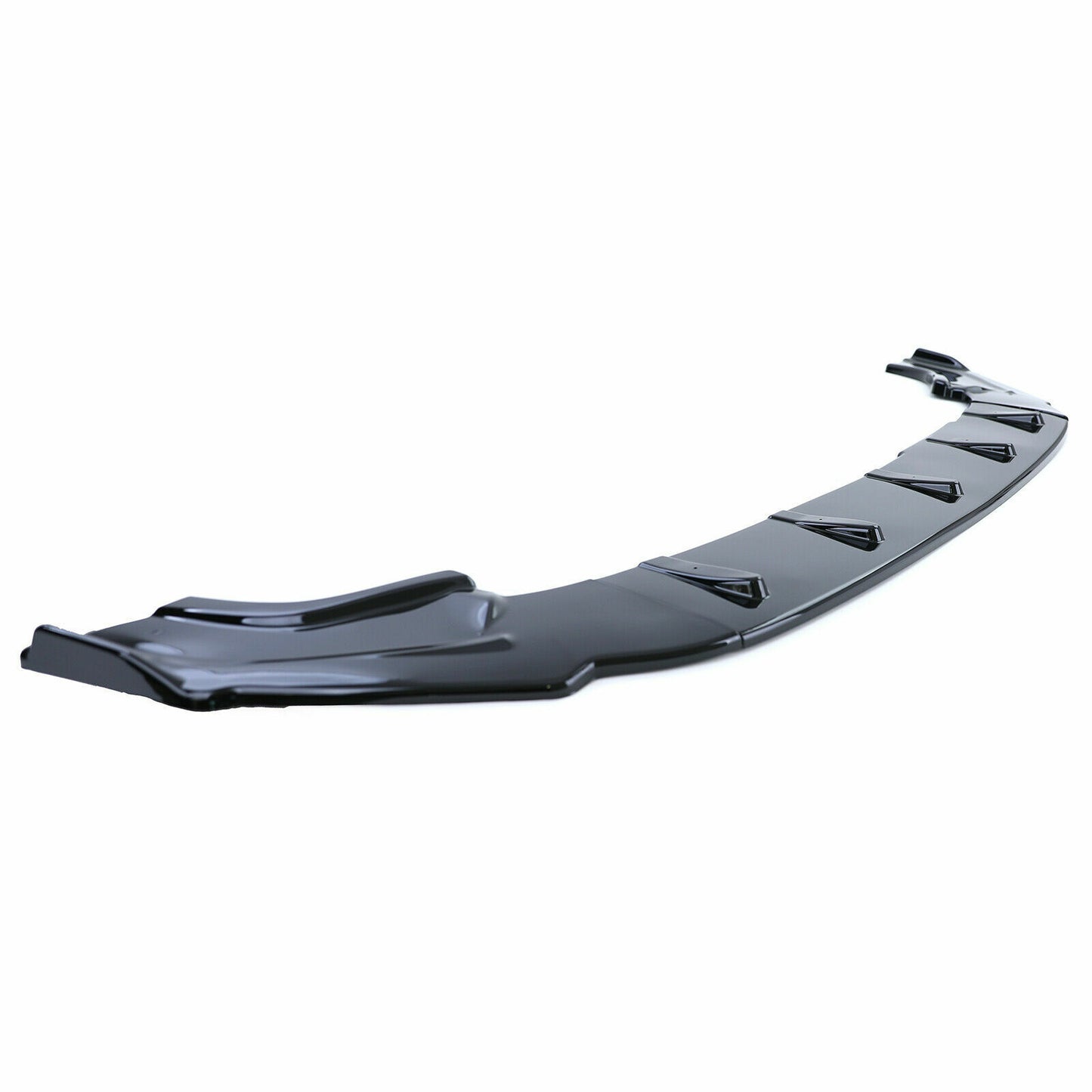 SPLITTER 3 PZ ADATTO PER VW GOLF 7 GOLF 7.5 GTI GTD RLINE NERO LUCIDO