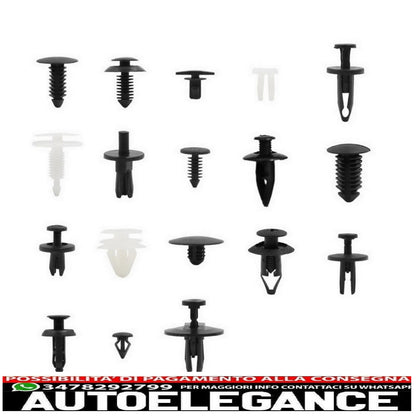 415pcs car clip plastic screw kit 