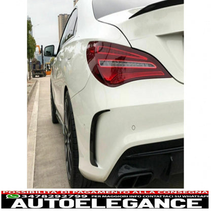 alette paraurti posteriori alette laterali ribaltabili adatte per mercedes cla w117 (2014-2018) edizione carbonio AUTOELEGANCERICAMBI