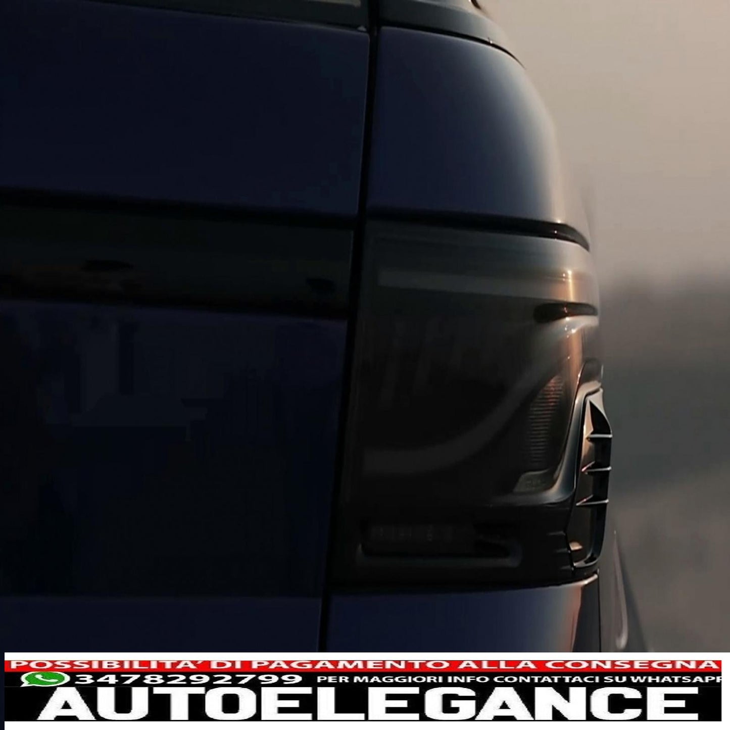 gl-5i rear lights gl-5x aero fin af-sport winglets suitable for range rover sport l494 (2013-2022) black