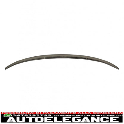 trunk spoiler suitable for audi a6 c7 4g 4 doors (2011-2018) piano black