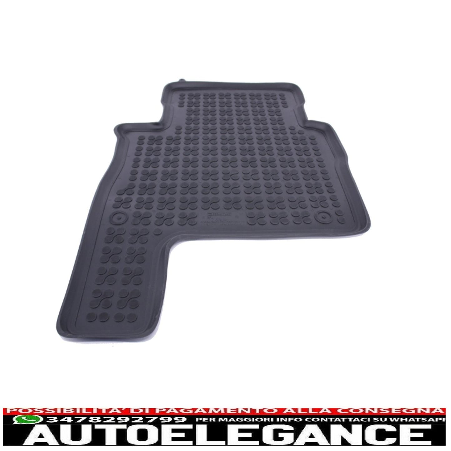 Black rubber mat suitable for Hyundai Santa Fe 2007-2012