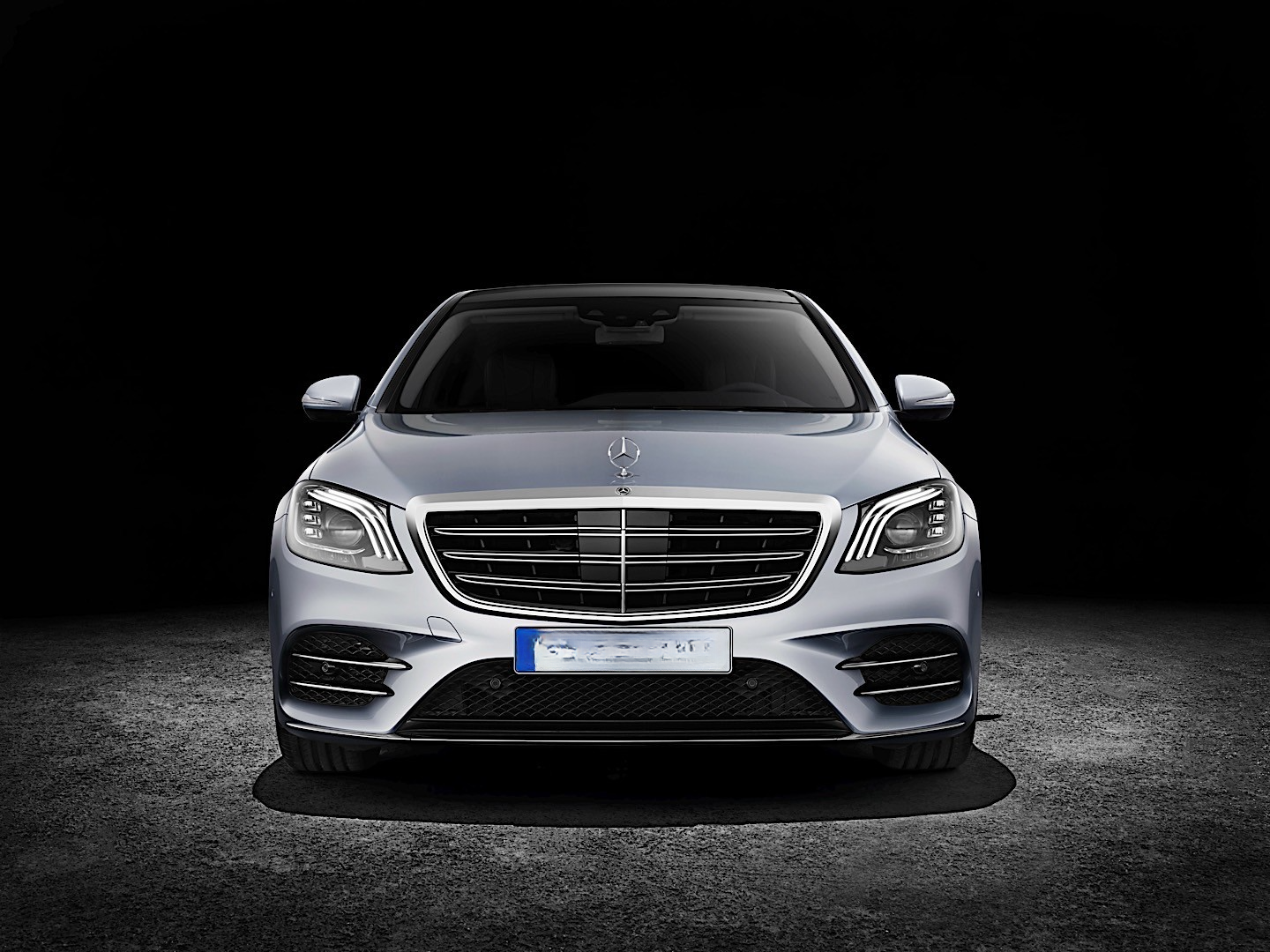 GRIGLIA ADATTA PER MERCEDES-BENZ CLASSE S W222 2014-2019 LOOK AMG CROMATA/NERA