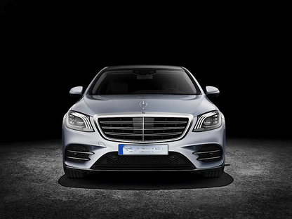 GRIGLIA ADATTA PER MERCEDES-BENZ CLASSE S W222 2014-2019 LOOK AMG CROMATA/NERA