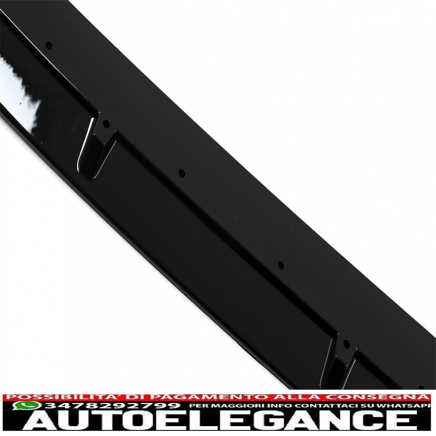 Front Bumper Spoiler Lip Fit For BMW X3M G01 X4M G02 (2018-2020) M Sport Piano Black 