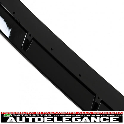 Front Bumper Spoiler Lip Fit For BMW X3M G01 X4M G02 (2018-2020) M Sport Piano Black 