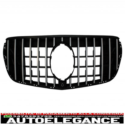 paraurti anteriore con spoiler posteriore sul tetto adatto per mercedes glc x253 suv (2015-2019) glc 63 design