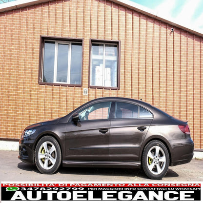 side skirts suitable for vw passat cc (2008-2017) r-line design 