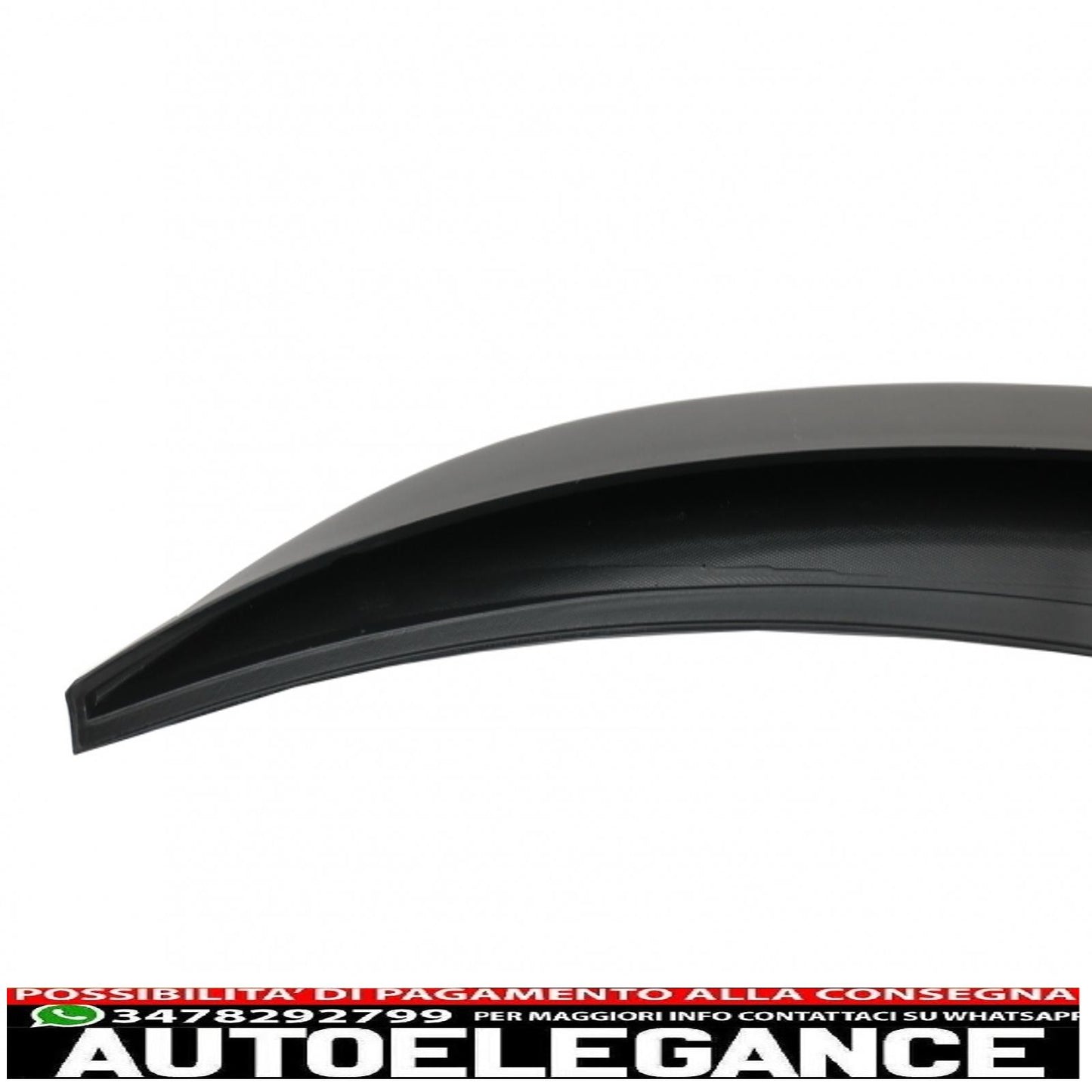 Trunk lid spoiler suitable for mercedes cla c117 w117 (2013-2018) matt black 