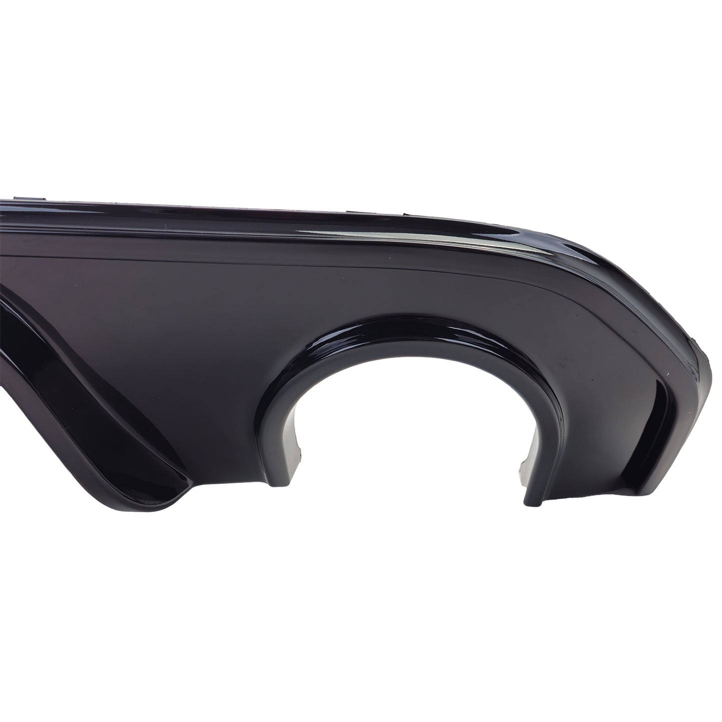 DIFFUSORE POSTERIORE ADATTO PER BMW SERIE 4 G26 GRAN COUPE' LOOK NERO LUCIDO