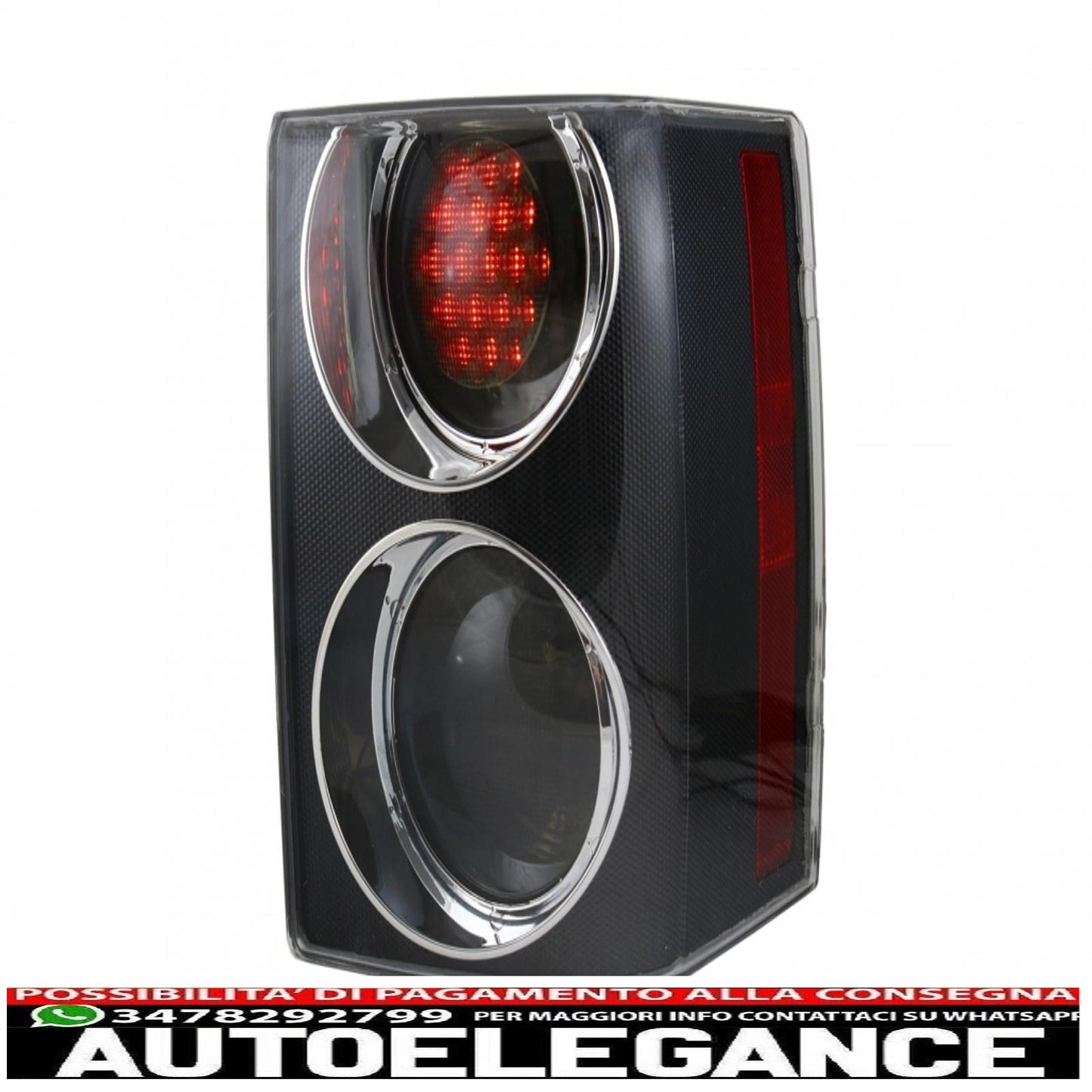 Rear lights suitable for Land Range Rover Vogue III L322 (2002-2009) Halogen Bulb Supercharged Facelift Smoke Edition design