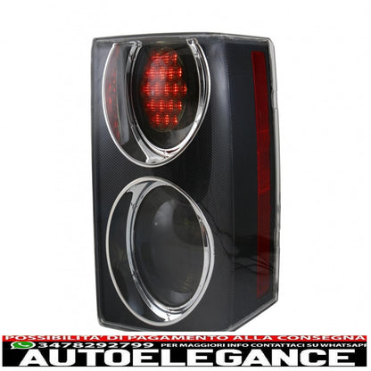 Rear lights suitable for Land Range Rover Vogue III L322 (2002-2009) Halogen Bulb Supercharged Facelift Smoke Edition design