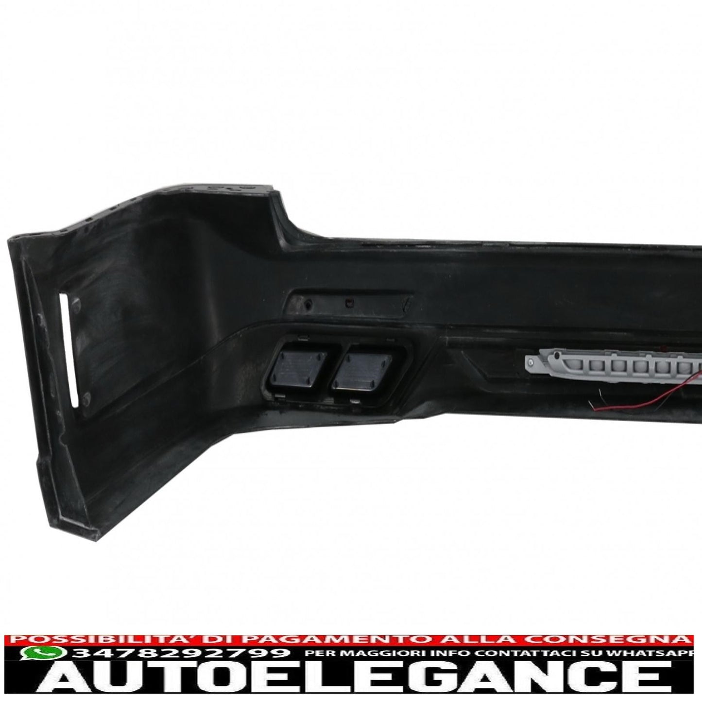 rear bumper suitable for vw transporter multivan caravelle t5 and t5.1 facelift (2003-2015) sportline design
