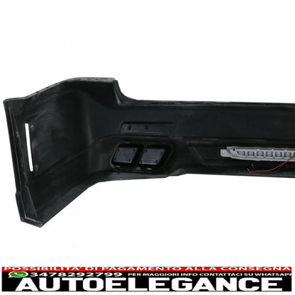rear bumper suitable for vw transporter multivan caravelle t5 and t5.1 facelift (2003-2015) sportline design