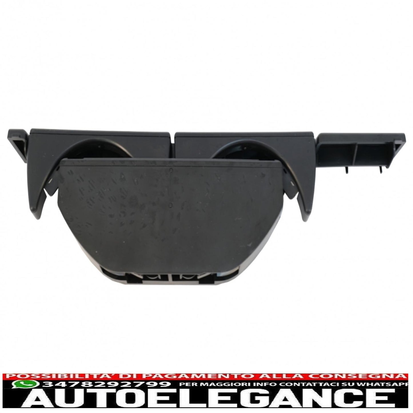 front cup holder suitable for bmw 5 series e39 sedan touring left (1995-2004) black